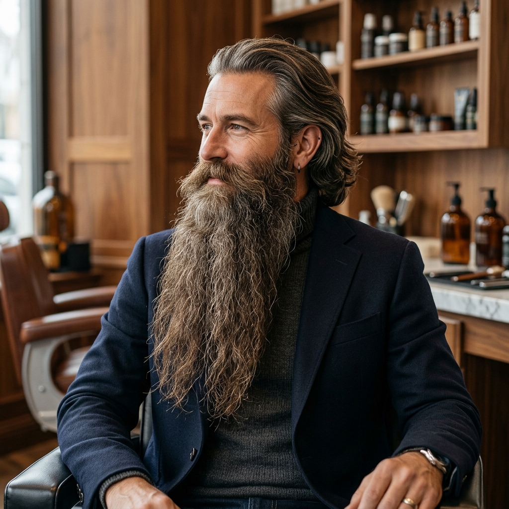 Barba enorme estilo Bandholz hipster