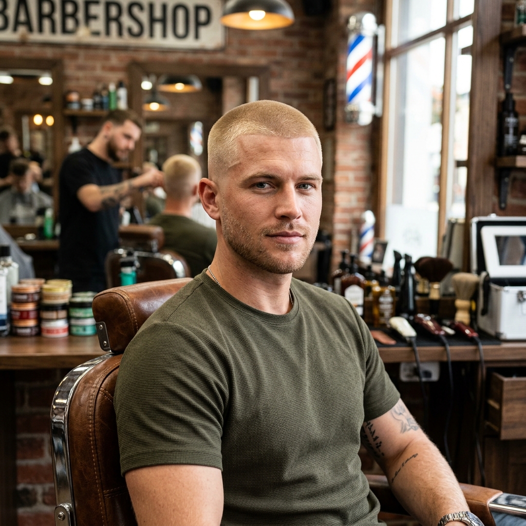 Cabelos Loiros Curtos Masculinos: Do Buzz Cut ao Fade Platinado