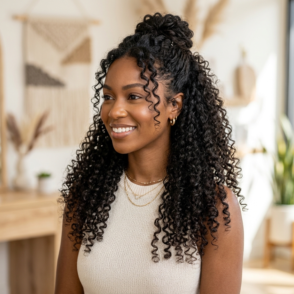 Penteado Cabelo Cacheado: Guia Completo de Estilo e Definição