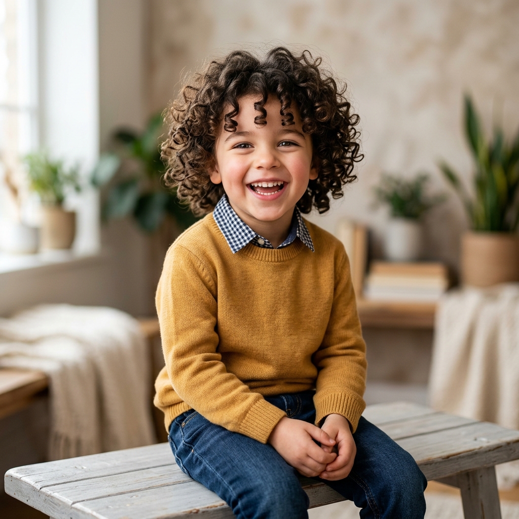 Penteado Cabelo Cacheado Infantil: 5 Ideias Encantadoras