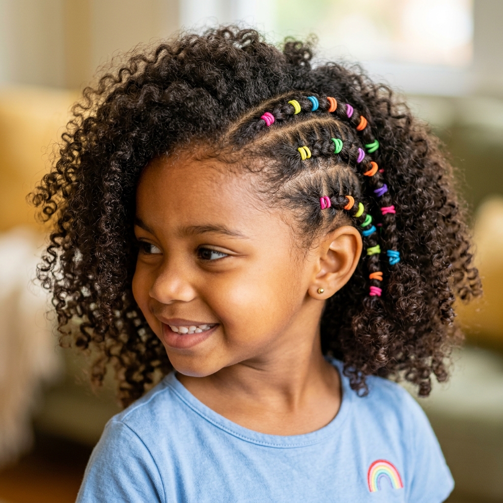 Penteado Infantil para Cabelos Cacheados: Estilo para os Pequenos
