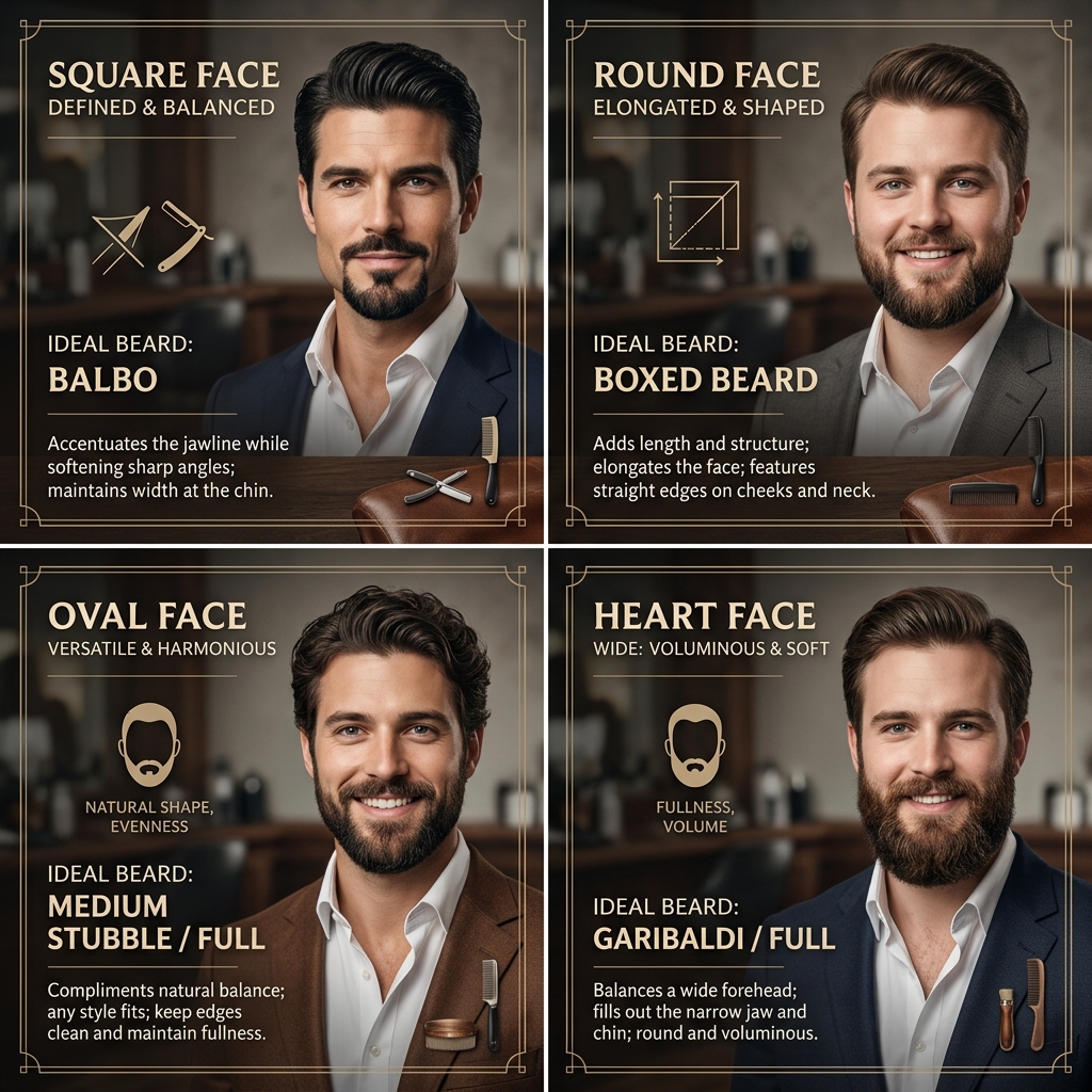 Visagismo: Qual o Formato de Cavanhaque Ideal Para o Seu Rosto?
