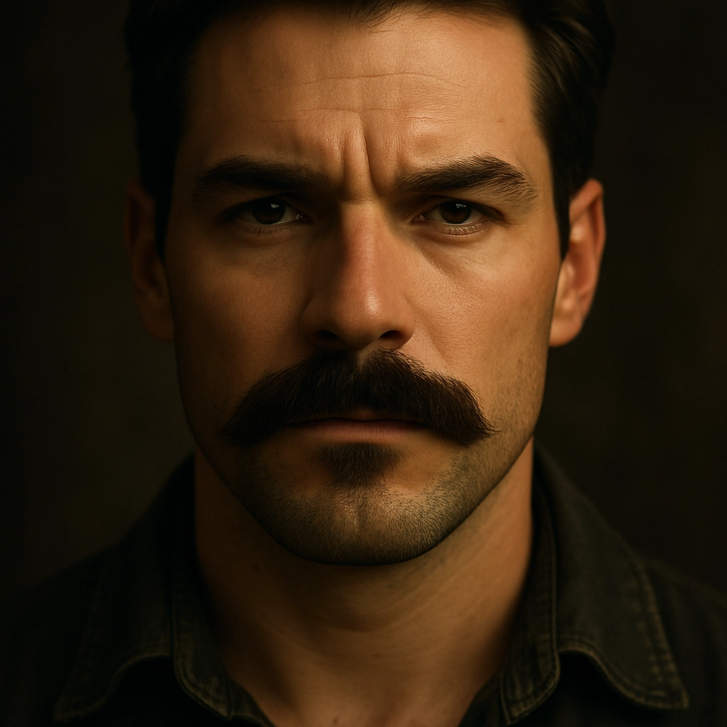 Imagem de destaque para Cavanhaque com Bigode Chevron: A Força do Estilo Retrô